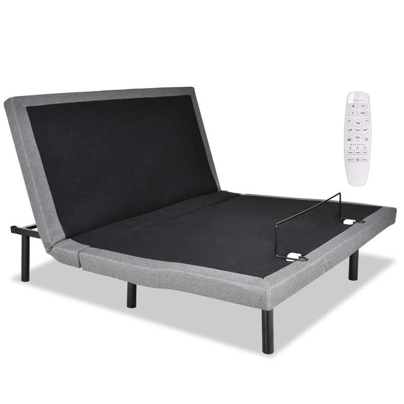 Alwyn Home Adjustable Bed Base QQueen Bed Frame, Electric Reclining